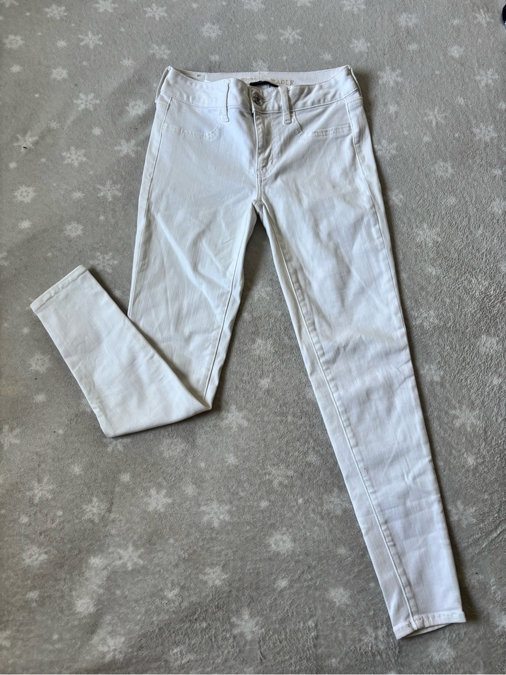 American Eagle Outfitters White Skinny Jeans